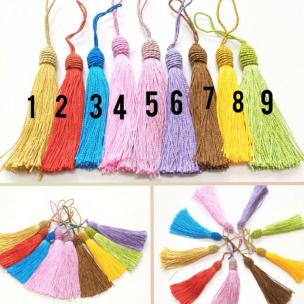 TASEL TAWON RUMBAI | TASEL IMLEK | TASSEL CHINE RUMBAI (10 CM)