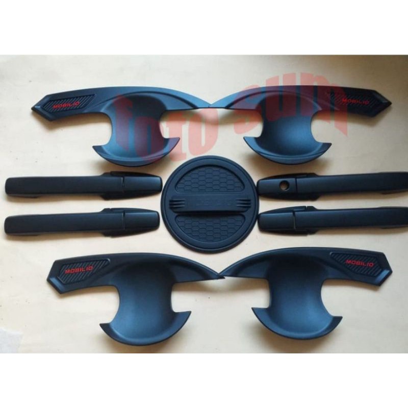 Aksesoris Mobilio outer, handle, dan Cover tangki Mobilio hitam doff