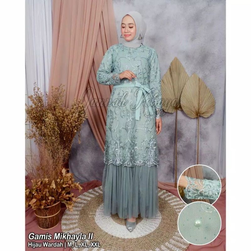 GAMIS MIKHAYLA/KRBAYA KONDANGAN/KEBAYA WISUDA/KEBAYA MUSLIM