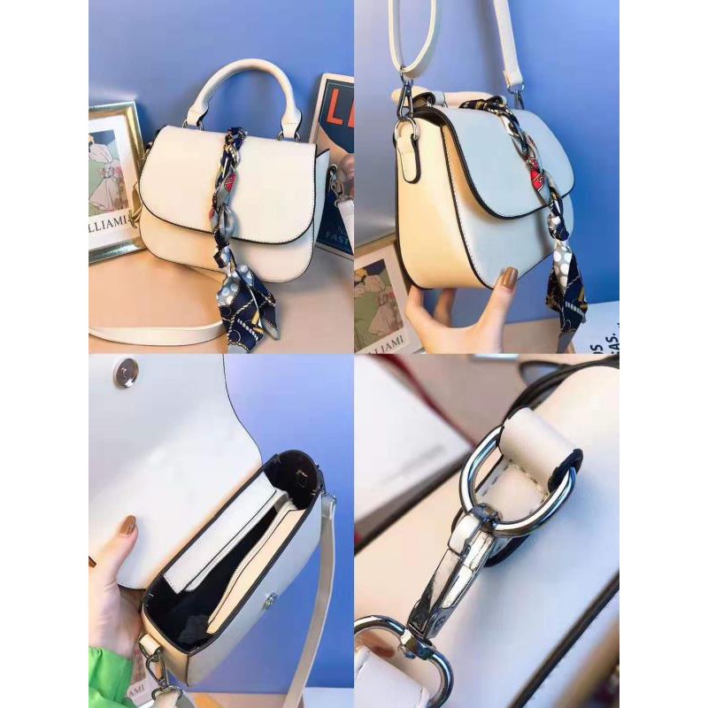 JK Z4414 1KG MUAT 2PCS TAS SELEMPANG FASHION SYAL SLINGBAG IMPORT