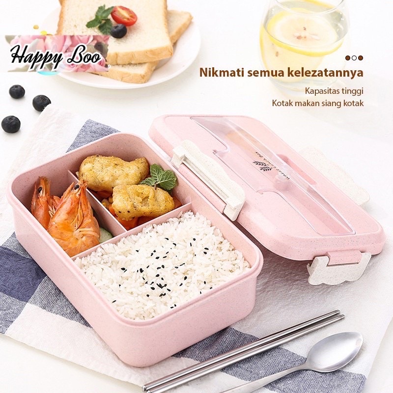 kotak bekal high quality tahan panas high quality tahan oven lunch box kotak bekal kotak makan gandum bpom