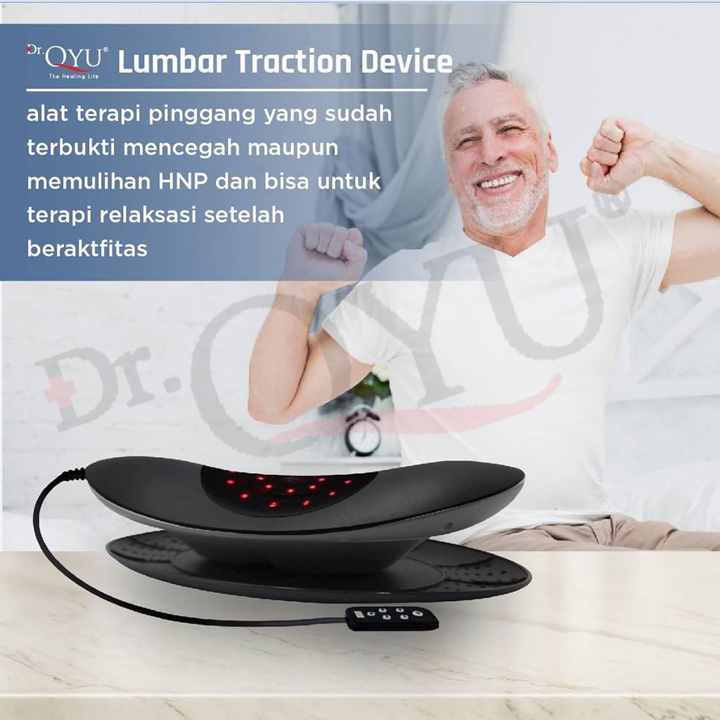 Lumbar Traction Device Bantal Sakit Pinggang terapi saraf kejepit / Low Back Pain / original