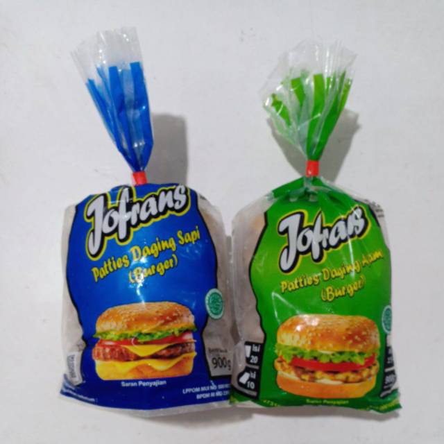 

[NEW PRODUCT] JOFRANS beef / chicken patty patties 900gr 15pc