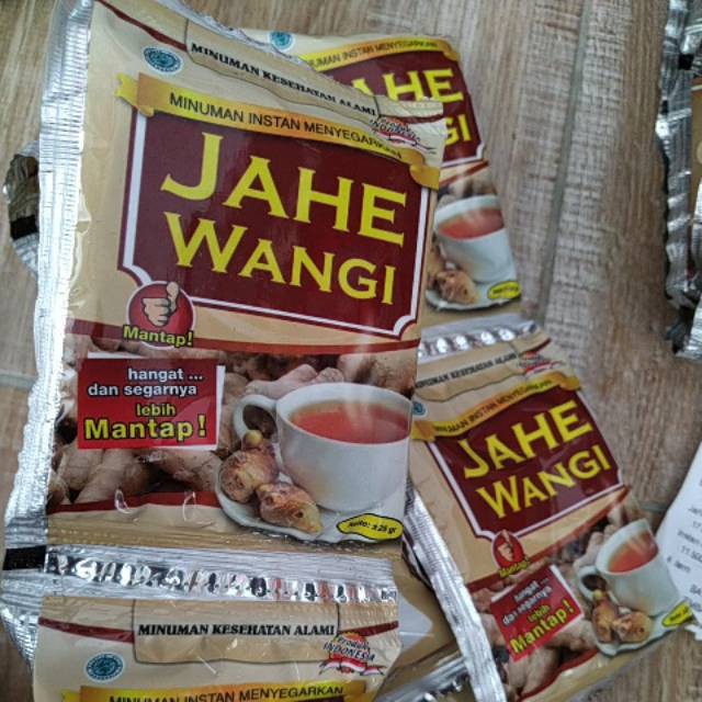 

Wedang jahe wangi instan.