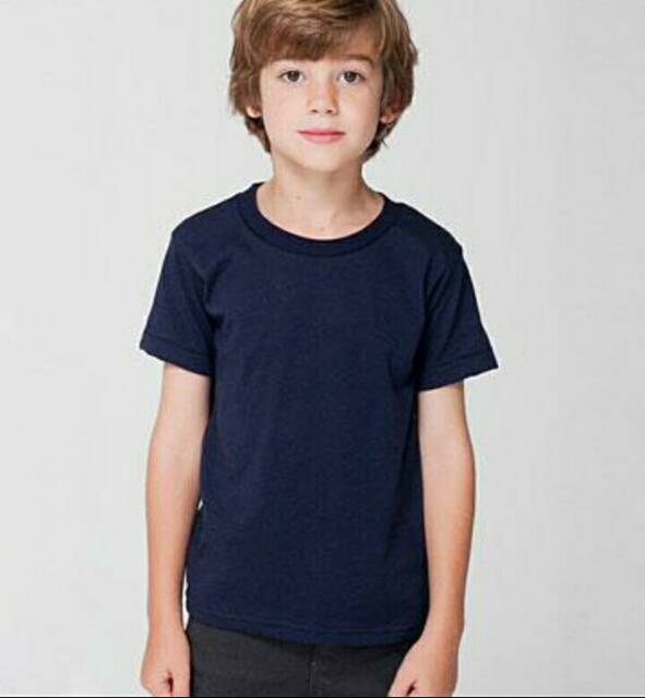 Kaos polos anak unisex/ kaos polos combed 20s