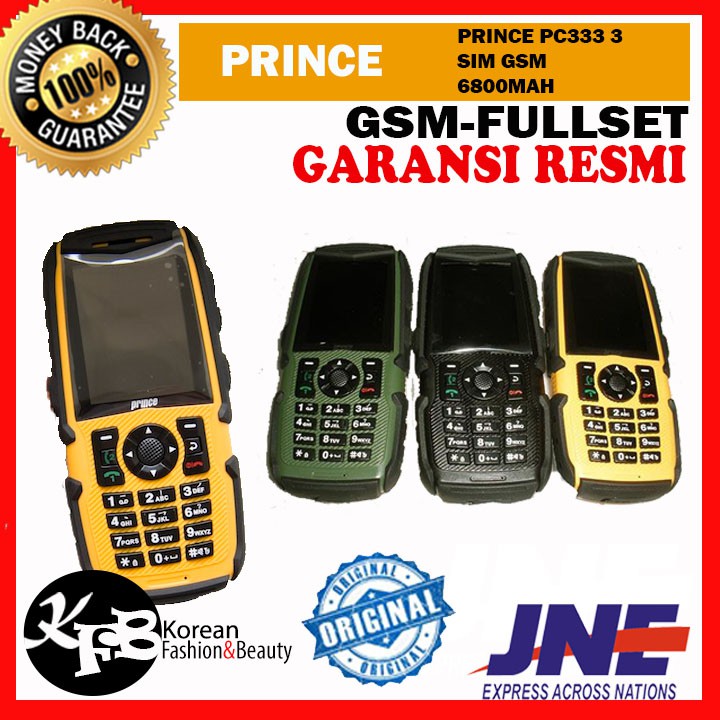 HP OUTDOOR PRINCE PC333 3 SIM GSM - 6800MAH