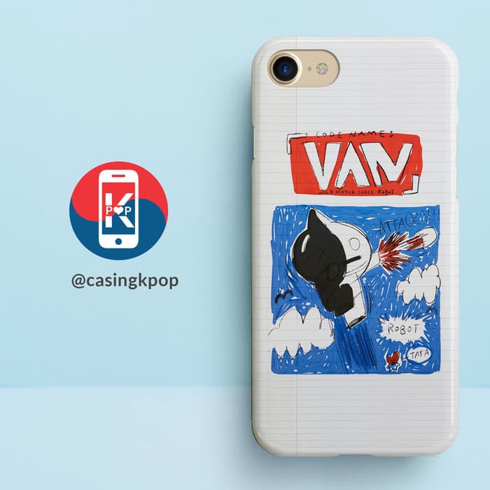 CASEME CASING
 Handphone KPOP BTS BTS BT21 VAN SKETCH