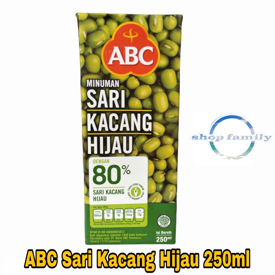 

ABC SARI KACANG HIJAU 200ML 1 KARTON 24 PCS