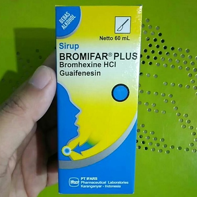 BROMIFAR® PLUS Sirup 60 mL (Obat Batuk Berdahak/Keluarkan Dahak)