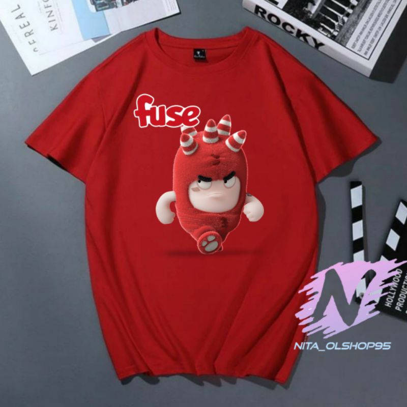 kaos oddbods baju KAOS ANAK oddbods fuse