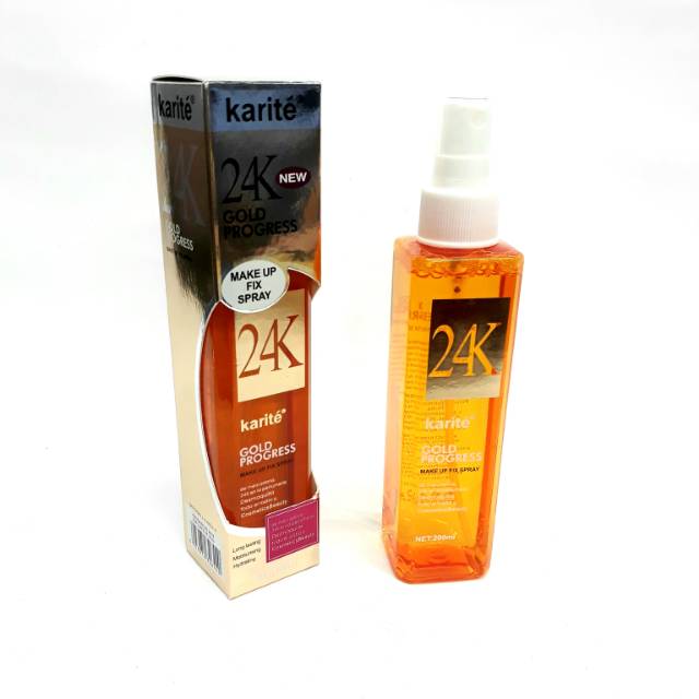 karite 24K MAKE UP FIX SETING SPRAY GOLD PROGRES