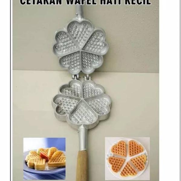 Cetakan wafel maker bentuk hati # cetakan kue waffel maker /  wafel maker mini 0D3