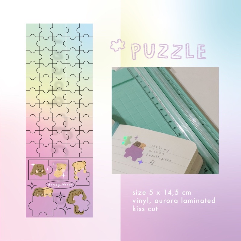 

puzzle sticker aurora