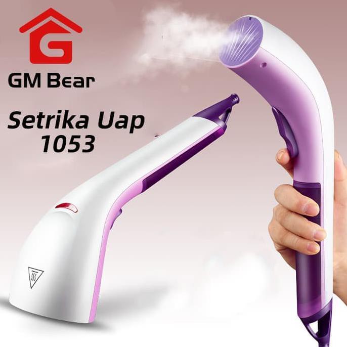 GM Bear Setrika Uap Genggam Fungsional 1053-Steam Ironer Purple