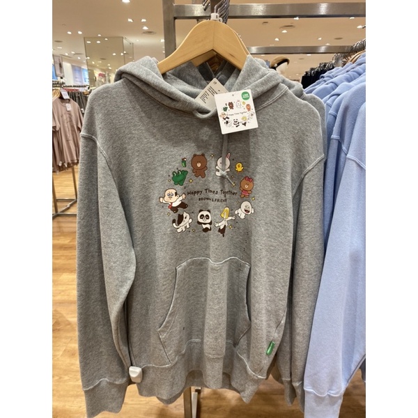 SWEATER HOODIE LINE FRIENDS LENGAN PANJANG - UNIQLO