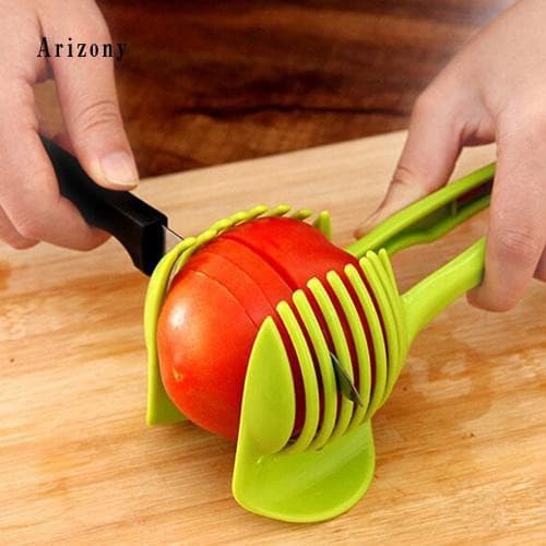 ALAT BANTU JEPIT POTONG BUAH SAYUR SLICER TELOR