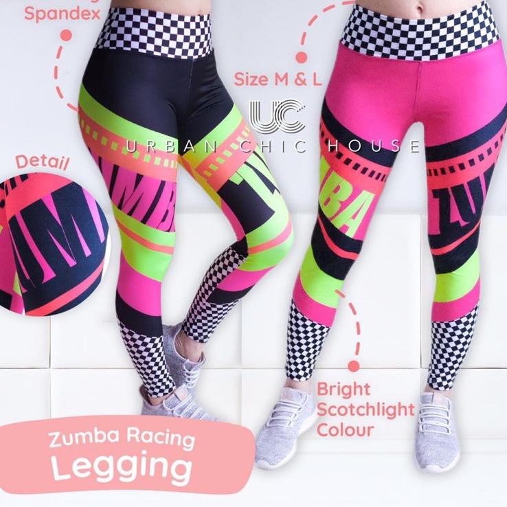 Zumba racing legging  / legging  senam / legging  Zumba / legging senam F07V