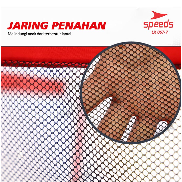 Playpen Pool Balls SPEEDS Pagar Kolam Anak / Bayi Pagar Anak Playpen Anak Keselamatan Barrier 067-7-4