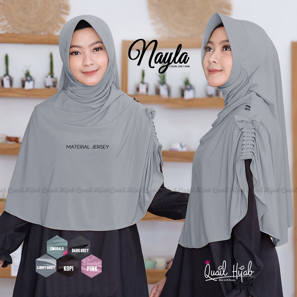 NAYLA QUAIL | HIJAB INSTAN QUAIL - ORIGINAL QUAIL HIJAB