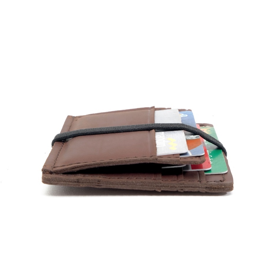 Dompet Kartu Wanita Pria Masuk uang Atm Bahan Kulit Card Holder Slim Tipis Mini