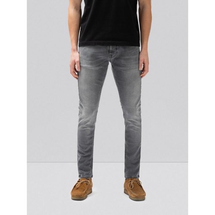 Nudie Jeans Mens Tight Terry Mid Grey Pwr