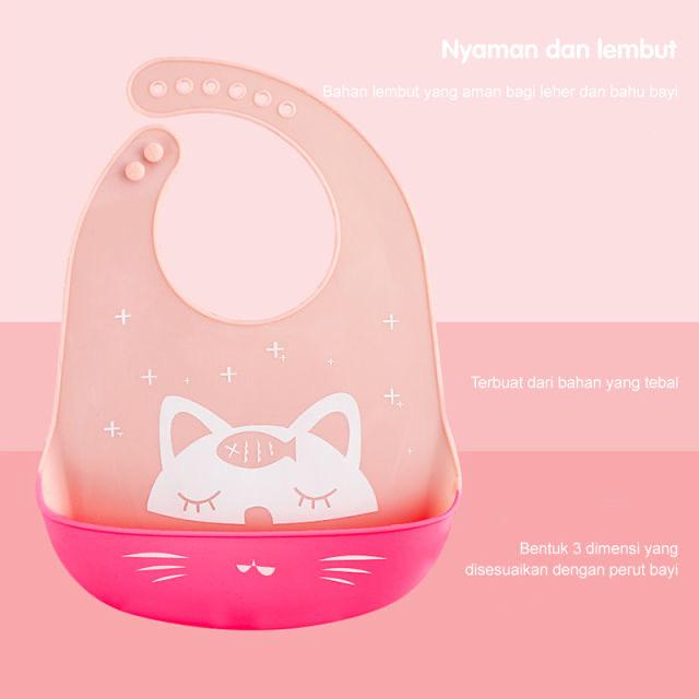 [PROMO!!! STOCK TERBATAS]  SLABBER SILIKON BAYI PREMIUM / CELEMEK MAKAN BAYI PREMIUM