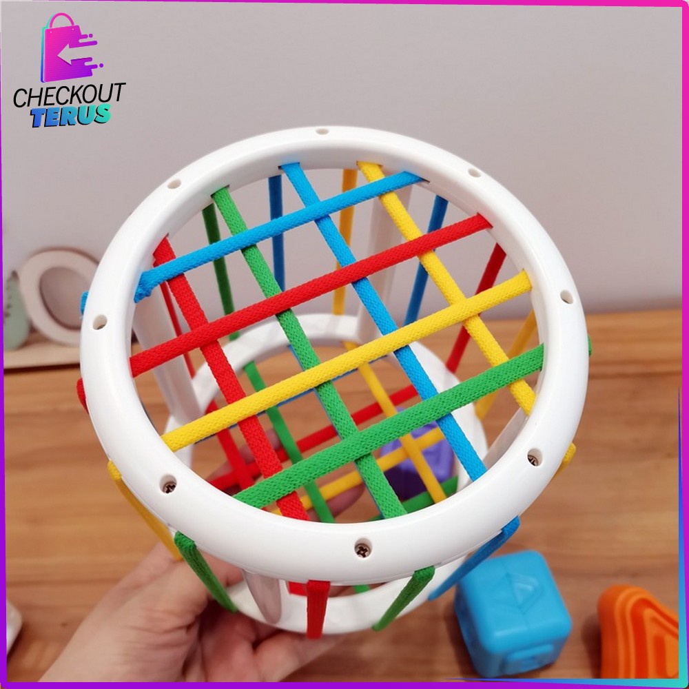 CT M196 Mainan Rainbow Puzzle Kerincingan Bayi Game Montessori Mainan Edukasi Anak Sorting Puzzle Baby Toys