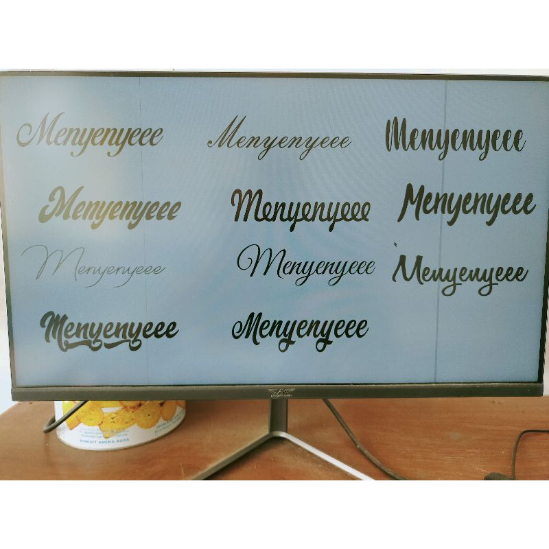 

cutting stiker custom