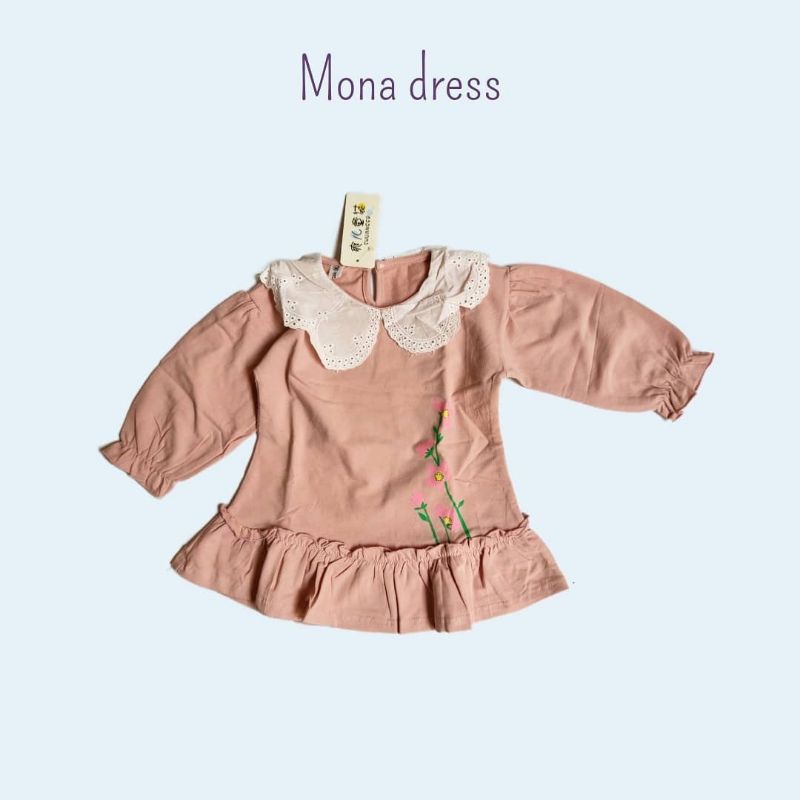 Baju anak perempuan tunik 1 sd 3 tahun