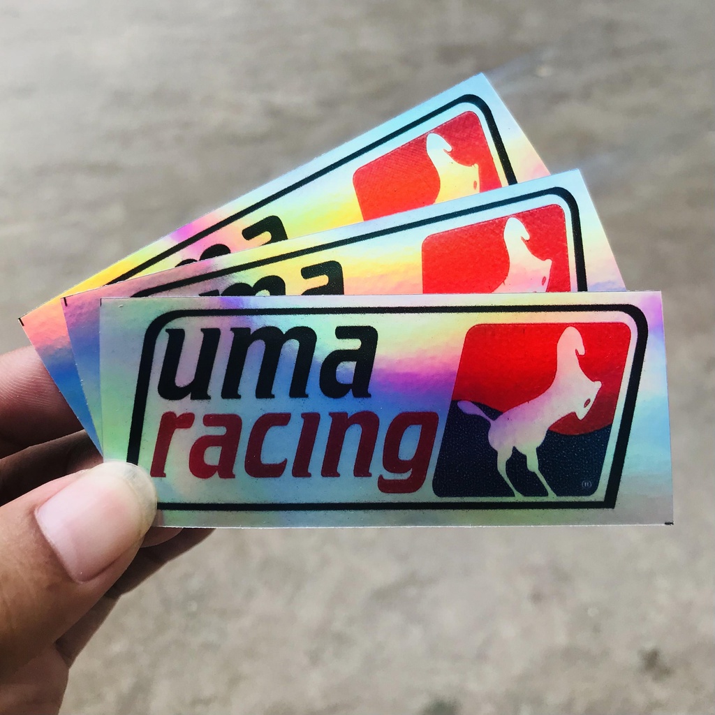 Stiker Hologram Isi 40 Graftak anti air racing