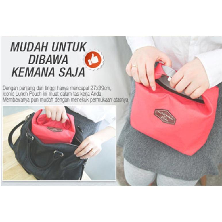 TBI ICONIC LUNCH POUCH (Tas Bekal Tahan Panas Dingin)