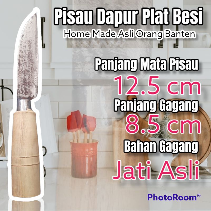 Pisau Dapur Plat Besi Ukuran Kecil Buatan Orang Banten Harga Grosir