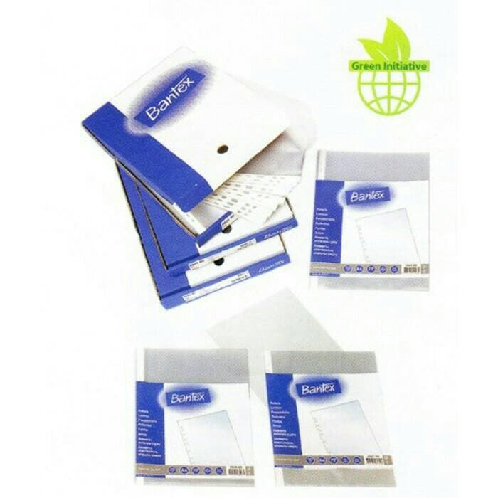 

Pocket file PP Folio Bantex 0,06 mm (isi 20 sheet)