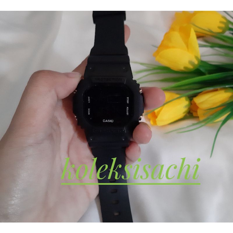 jam tangan pria wanita casio gshock hitam