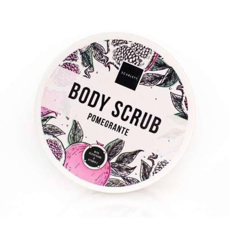 SCARLET BODY SCRUB POMEGRANTE