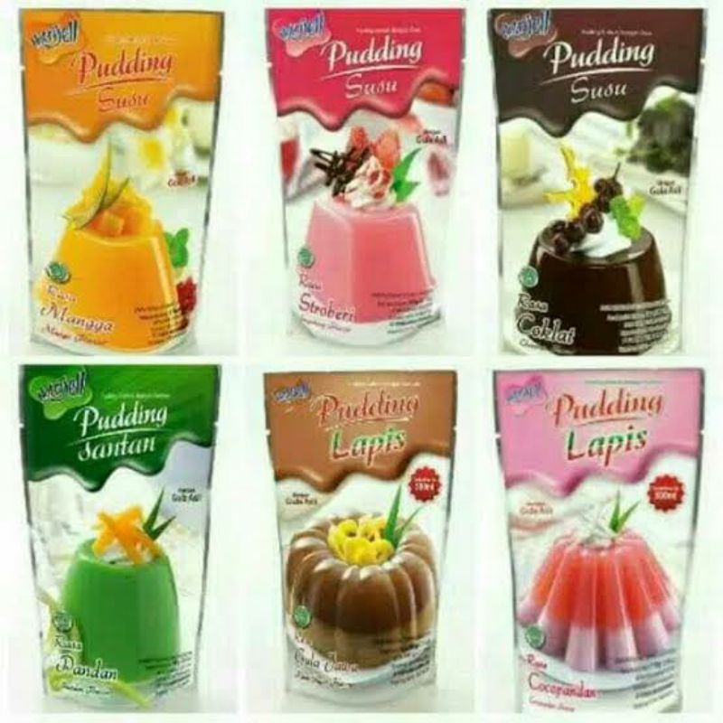 

Nutrijell puding susu ager nutrizel gula asli coklat melon agar