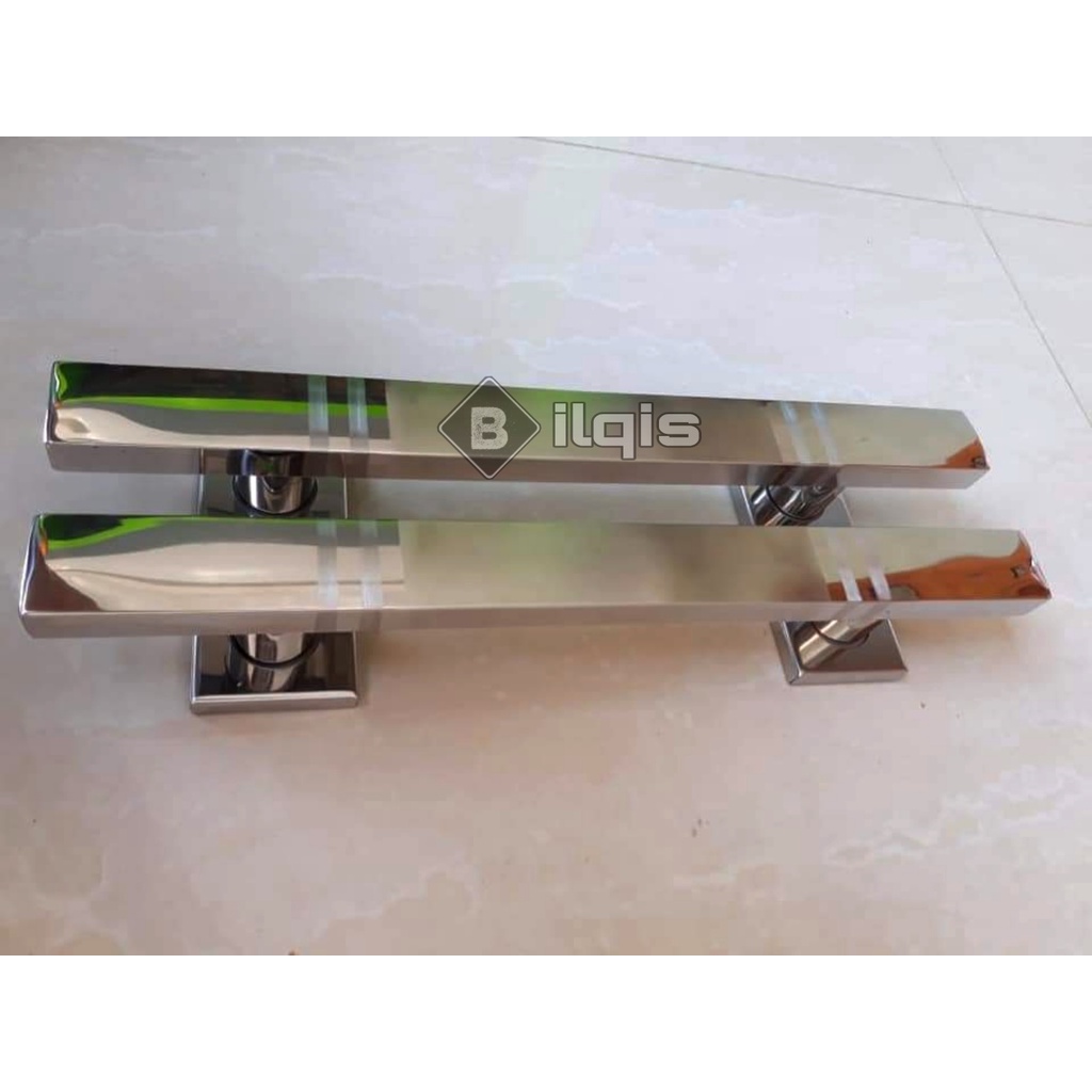 handle pintu panjang 33cm gagang tarikan pintu rumah stainless kotak minimalis