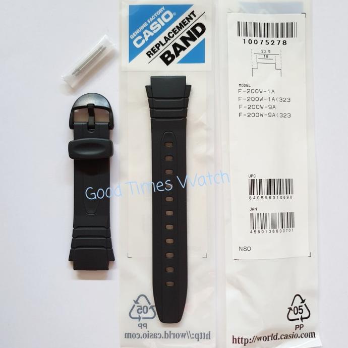 Strap Casio F-200W / F 200W F 200 Casio Original Terbaru