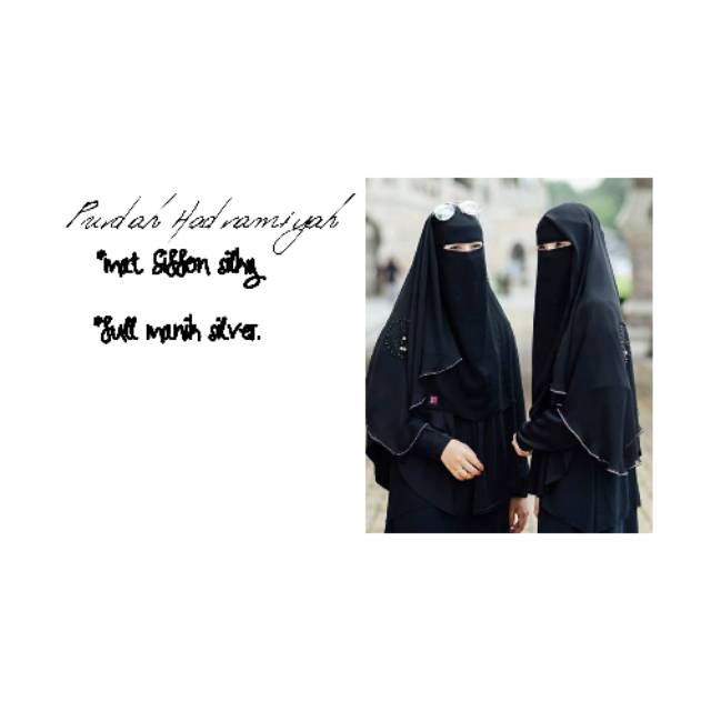 Purdah Hadramiyah /yaman 2 layer/bandana temboro/new/