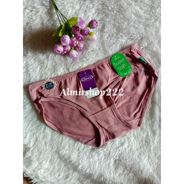 SOREX 1257 Celana Dalam Wanita Super Soft Import Quality/Cd Wanita Premium Ori Sorex