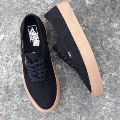 TERMURAH SEPATU VANS AUTHENTIC MONO BLACK GUM 100% PREMIUM BNIB QUALITY VANS UNISEX IMPORT MADE IN CHINA