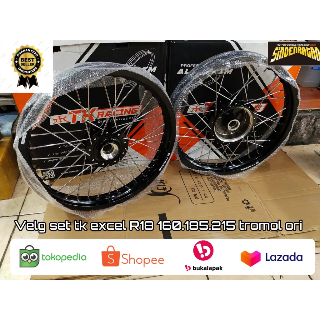 velg tk ring 18 160 185 215 tromol set original rx king