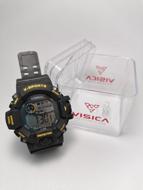 Jam Tangan Asli VISICA 660 Tali Rubber Dewasa