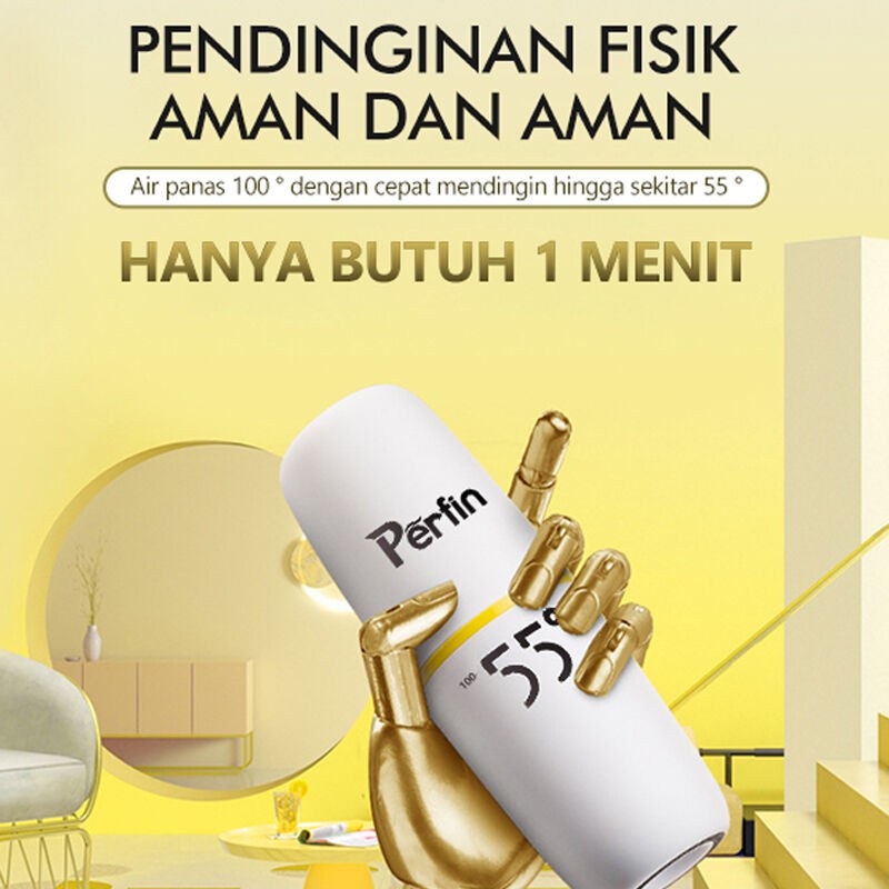 Perfin Isolasi Kreatif Gift Cup 55 ° Constant Temperature Cup