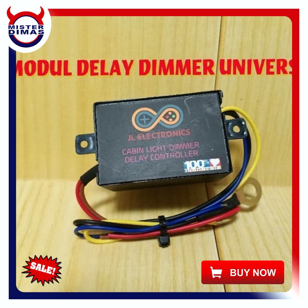 Modul Delay Dimmer Lampu Kabin Universal Saat Lock Unlock Alarm mobil Universal Semua Mobil