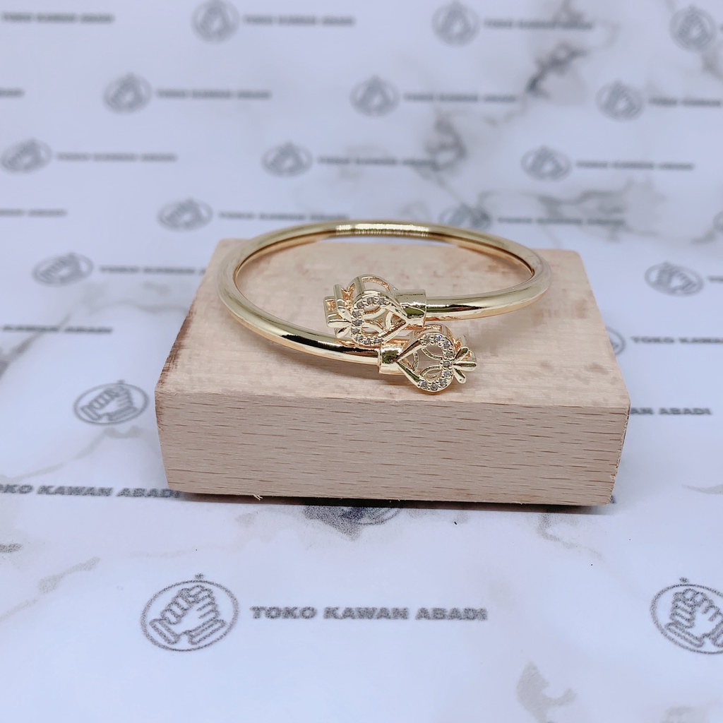 Gelang Tangan Xuping Gold Anak Perempuan Permata Ring Full *09