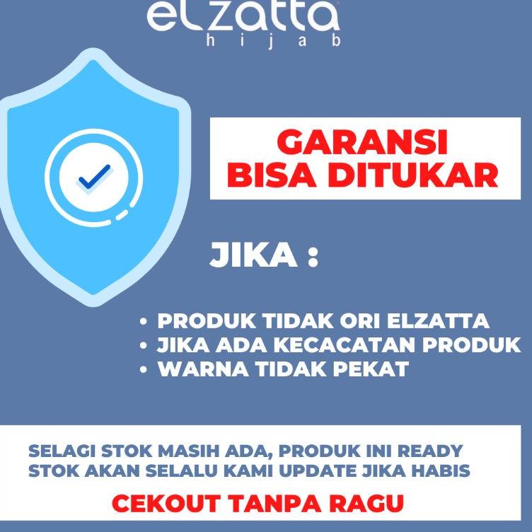 LANGSUNG KIRIM.. BERGO ELZATTA ORI ZARIA CASUAL ELZATTA KERUDUNG ELZATTA POLOS HITAM PEKAT JILBAB EL