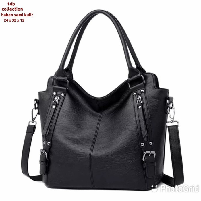 Laily Bags Handbag Tas Selempang Wanita Tas Wanita Kulit Selempang - Hitam