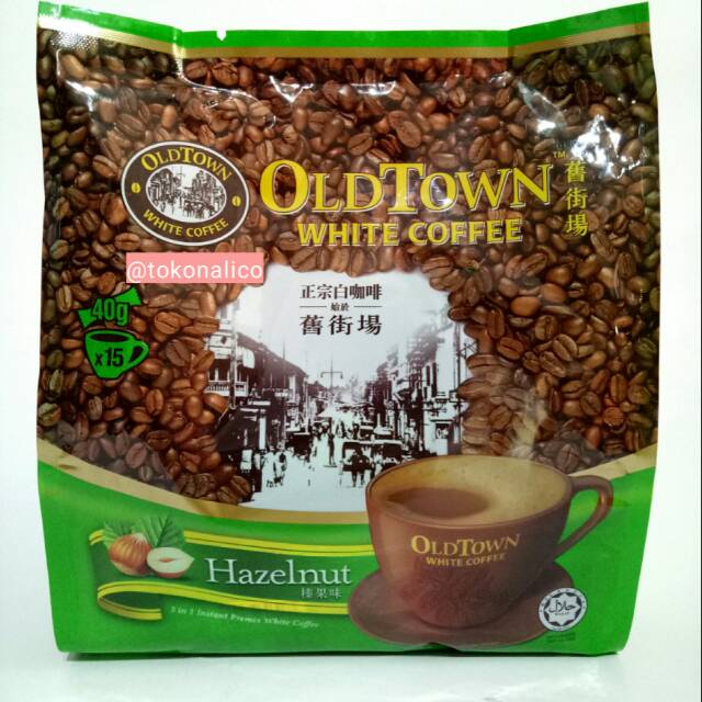 

Oldtown White Coffee Hazelnut 600gr