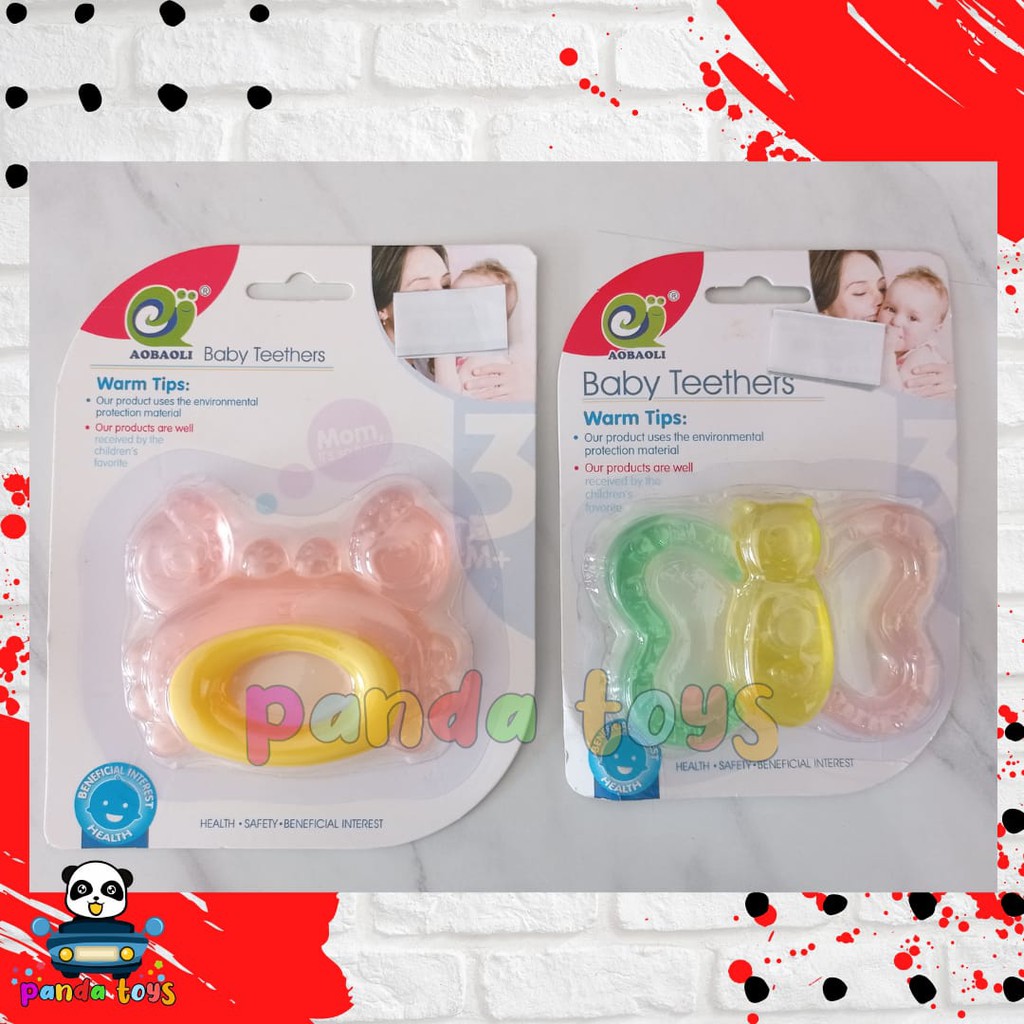 PANDA TOYS SEMARANG BABY TEETHERS AOBAOLI CRAB KUPUKUPU